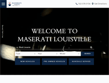 Tablet Screenshot of maseratilouisville.com